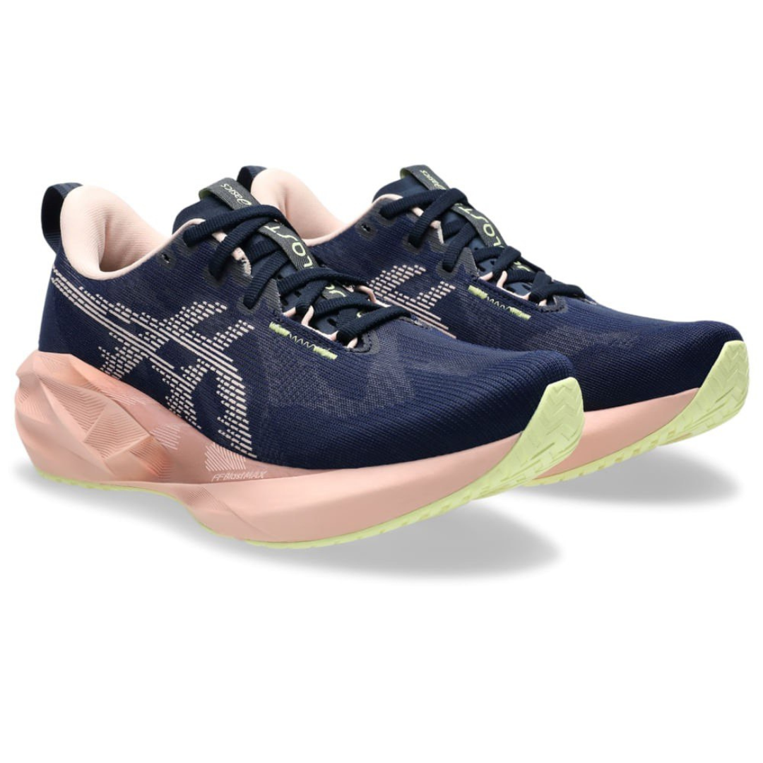 Tênis Asics Novablast 5 - Azul/Rosa