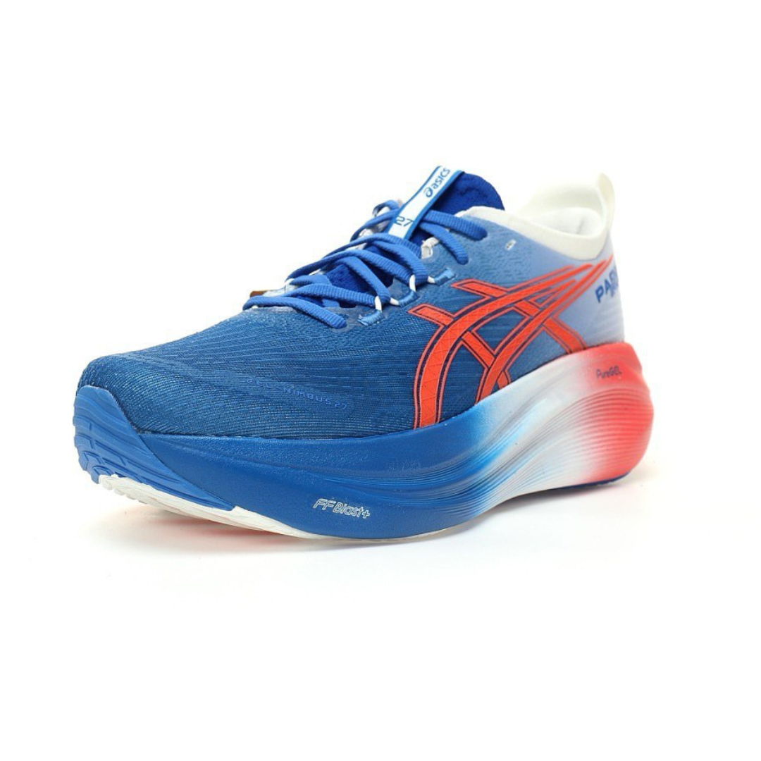 Tênis Asics Gel - Nimbus 27 Paris - Azul/Vermelho/Branco