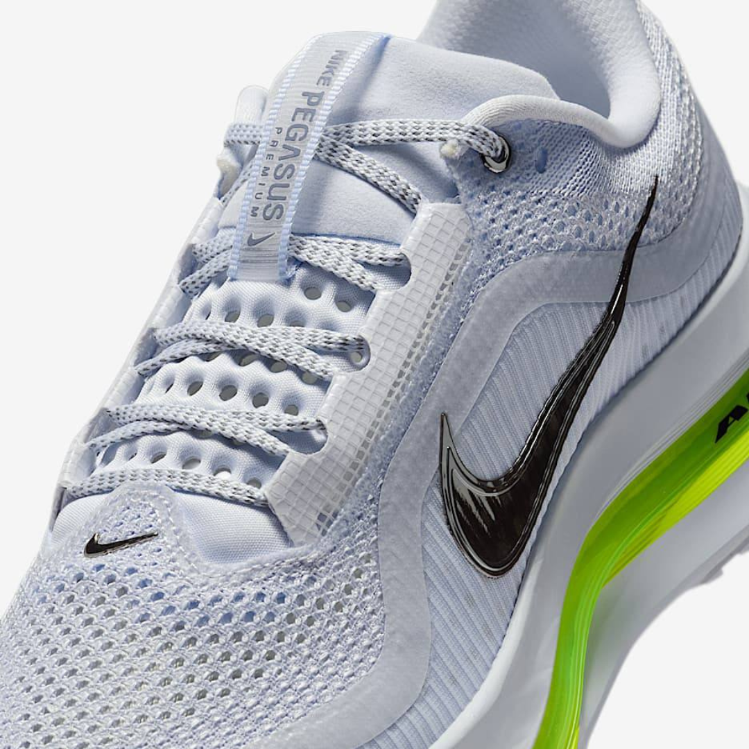 Tênis Nike Pegasus Premium - Cinza Futebol/Verde Volt