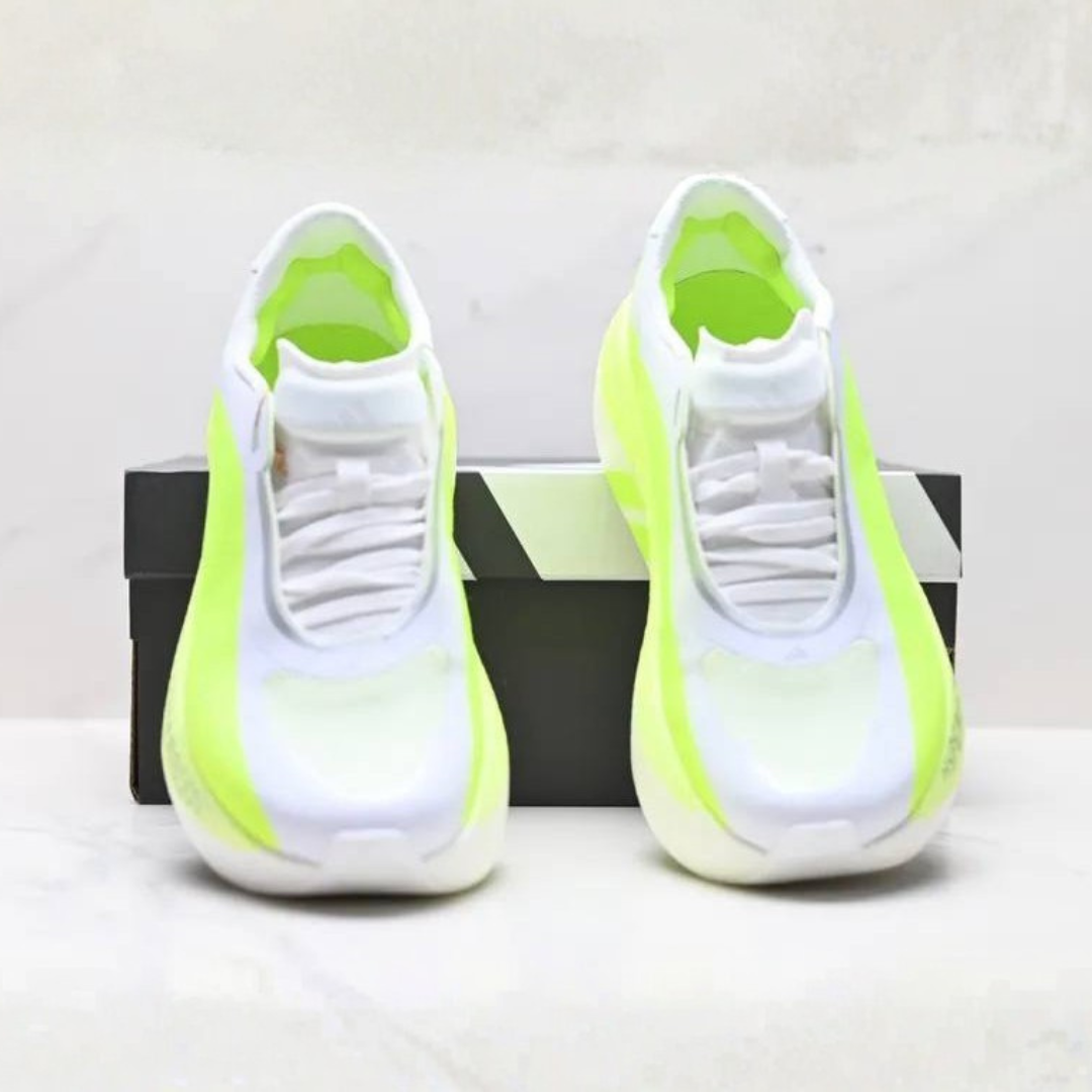 Tênis Adidas Hyperboost Edge - Branco/Verde Neon