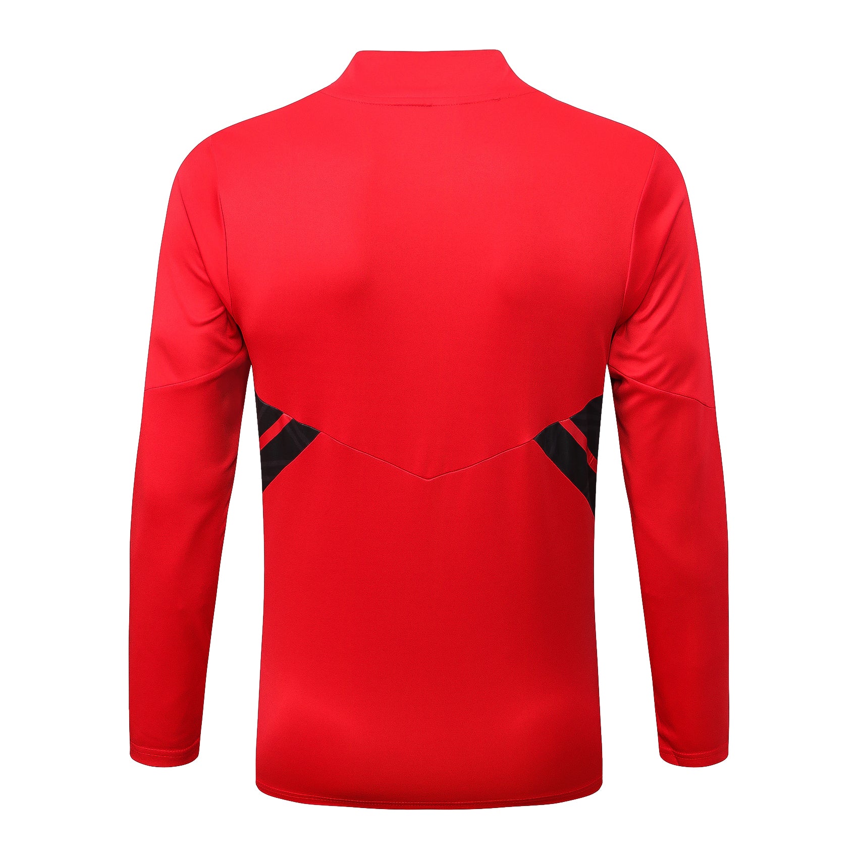 Conjunto Zíper Curto Flamengo Treino Vermelho e Preto