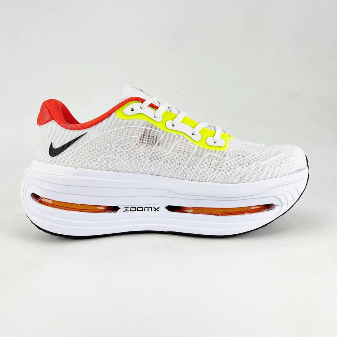 Tênis Nike Vomero Premium - Branco/Vermelho/Verde Neon