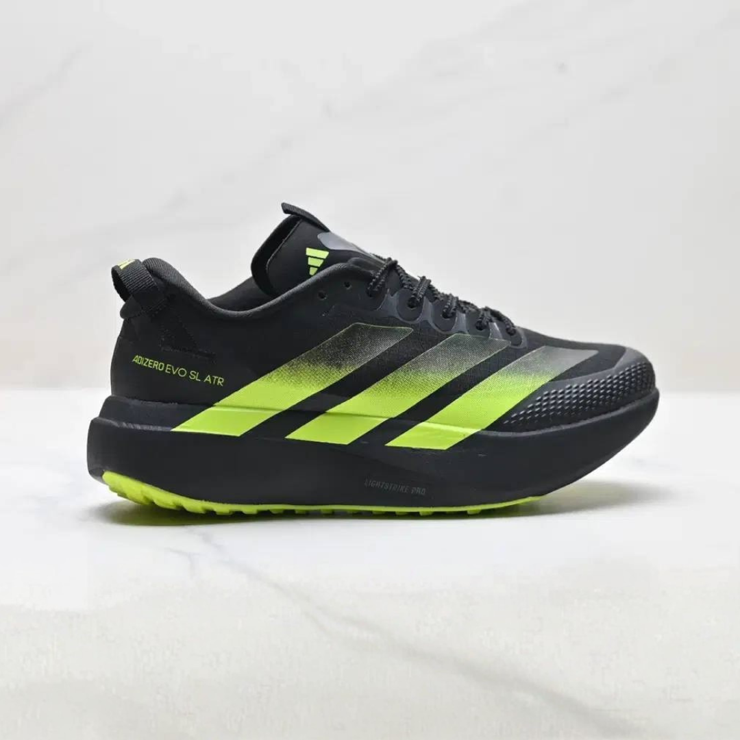 Tênis Adidas Adizero EVO SL ATR - Preto/Verde Neon