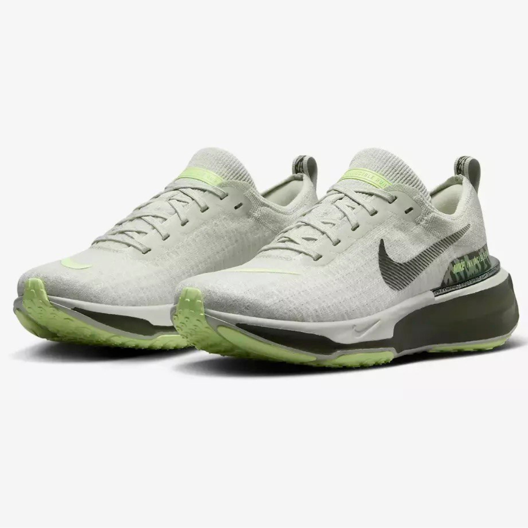 Tênis Nike Invincible Run 3 Premium - Light Bone/Barely Volt