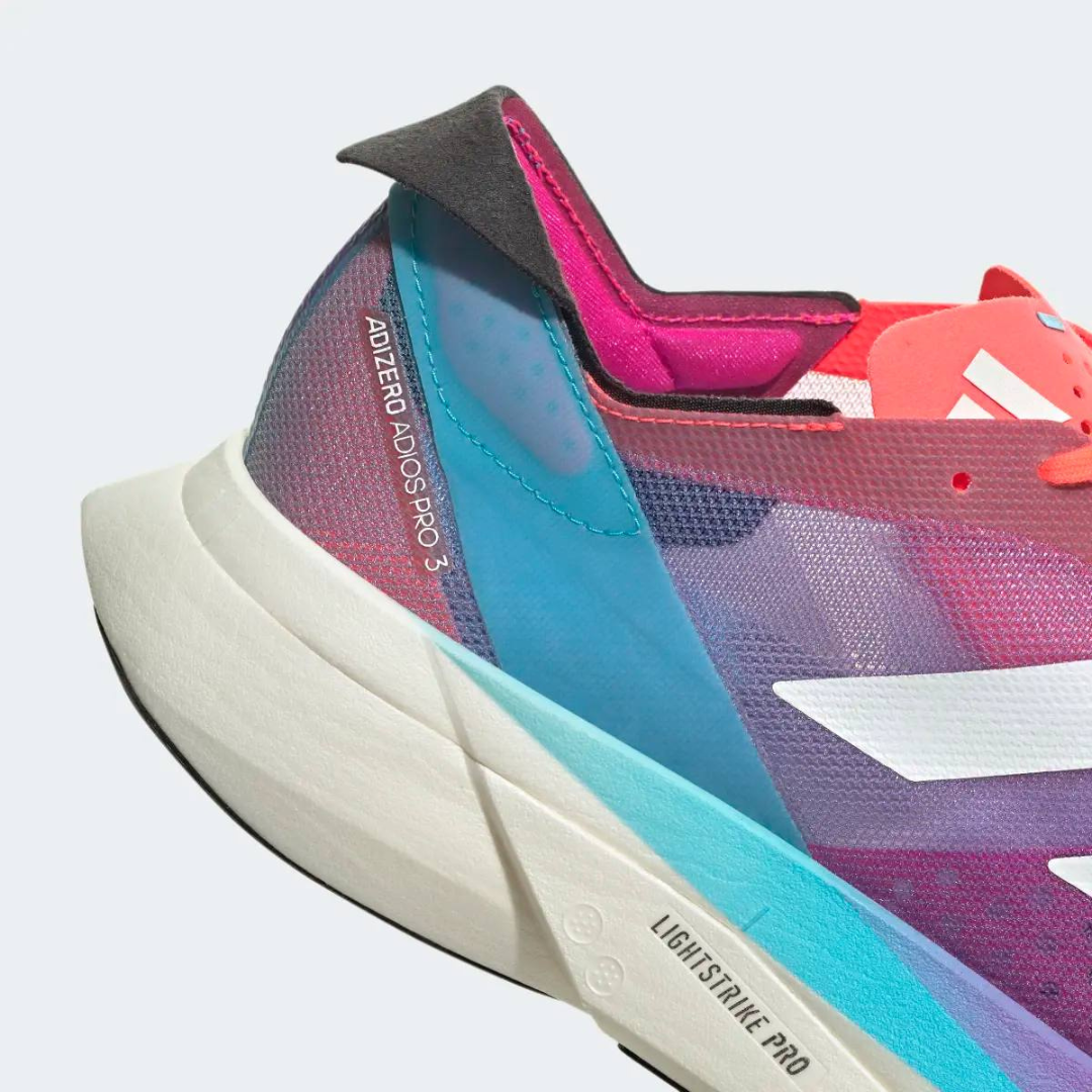 Tênis Adidas Adizero Adios Pro 3 - Signal Pink Cyan