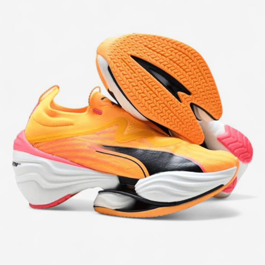 Tênis Puma Fast-RB Nitro Elite - Laranja/Rosa
