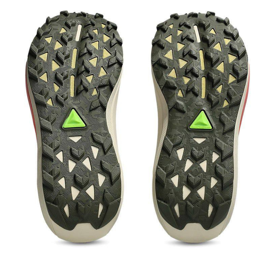 Tênis Asics Gel Trabuco 13 - Verde Oliva/Vermelho