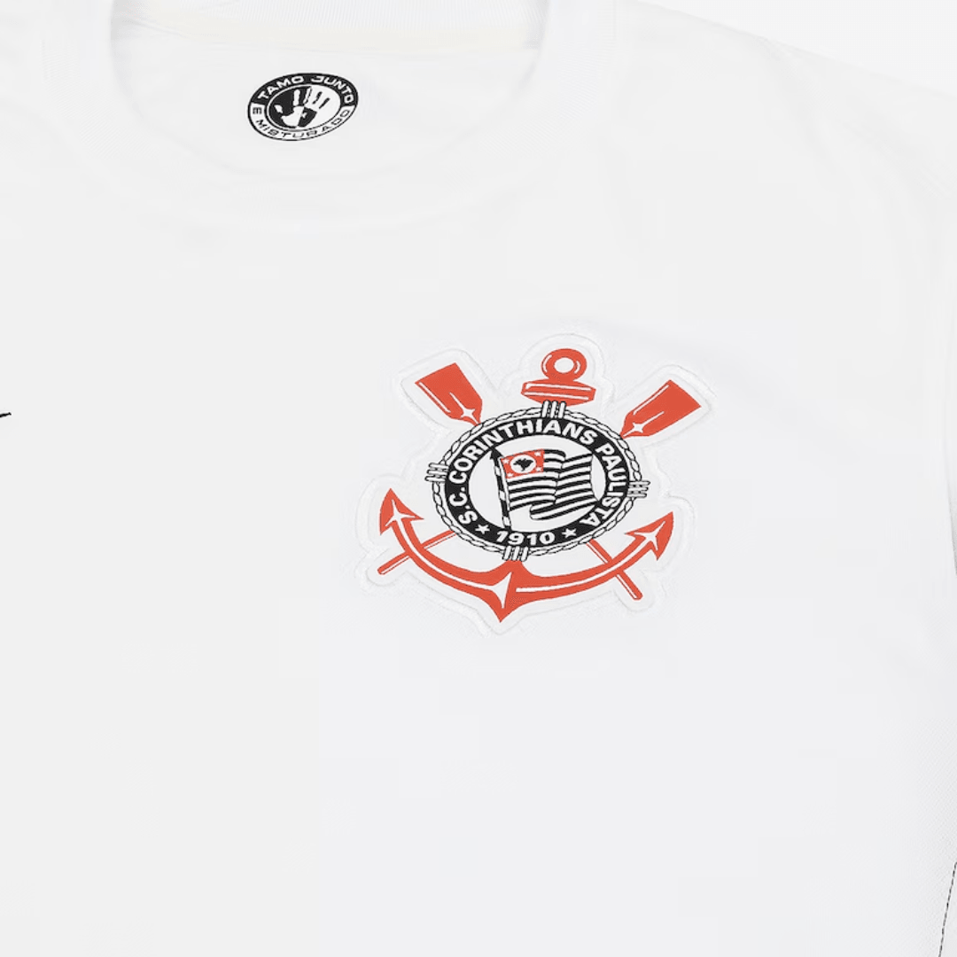 Camisa Nike Corinthians 2024/25 I Torcedor Com Patrocínios