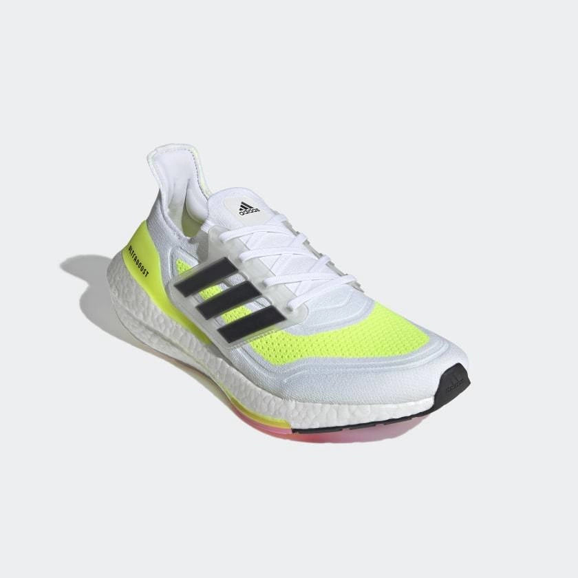 Tênis Adidas Ultraboost 21 Cloud White Volt