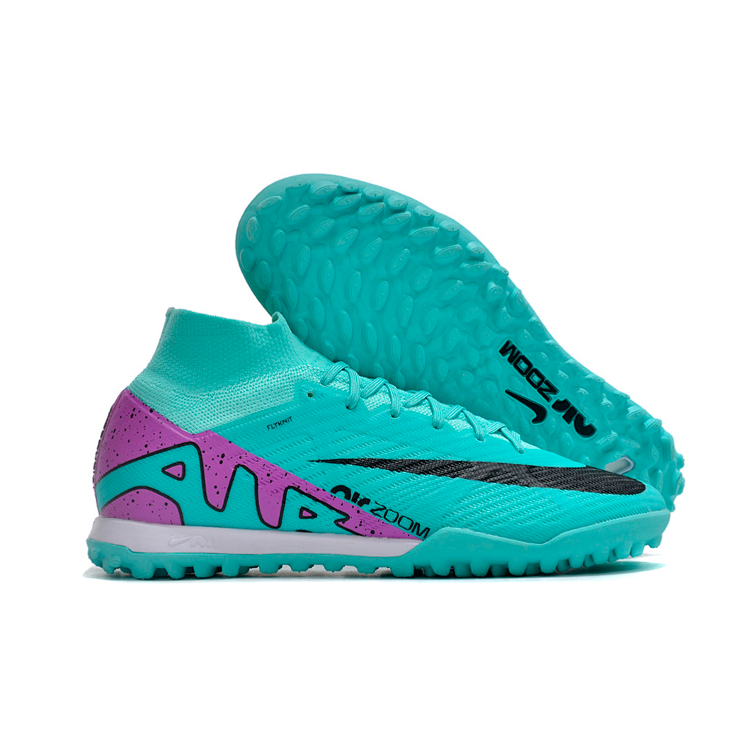 Chuteira Nike Air Zoom Mercurial Superfly 9 Society Elite Peak Ready
