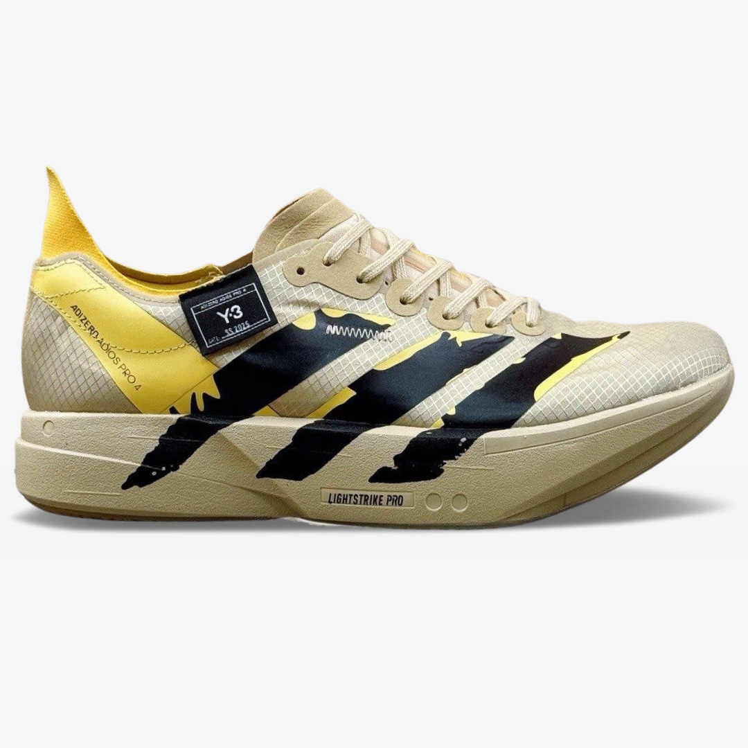 Tênis Adidas Adizero Adios Pro 4 Y3 Bege/Preto