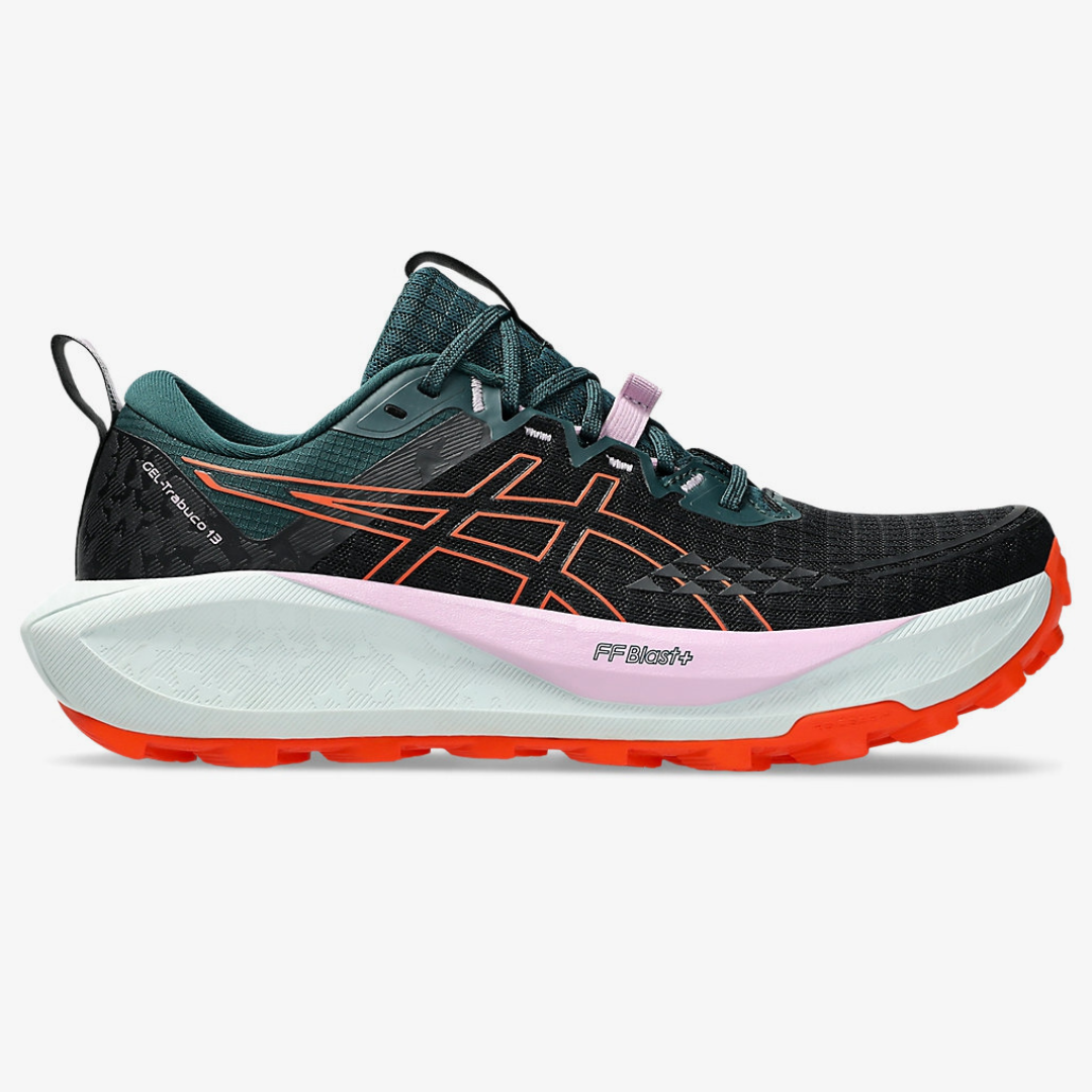 Tênis Asics Gel Trabuco 13 - Preto/Laranja/Branco