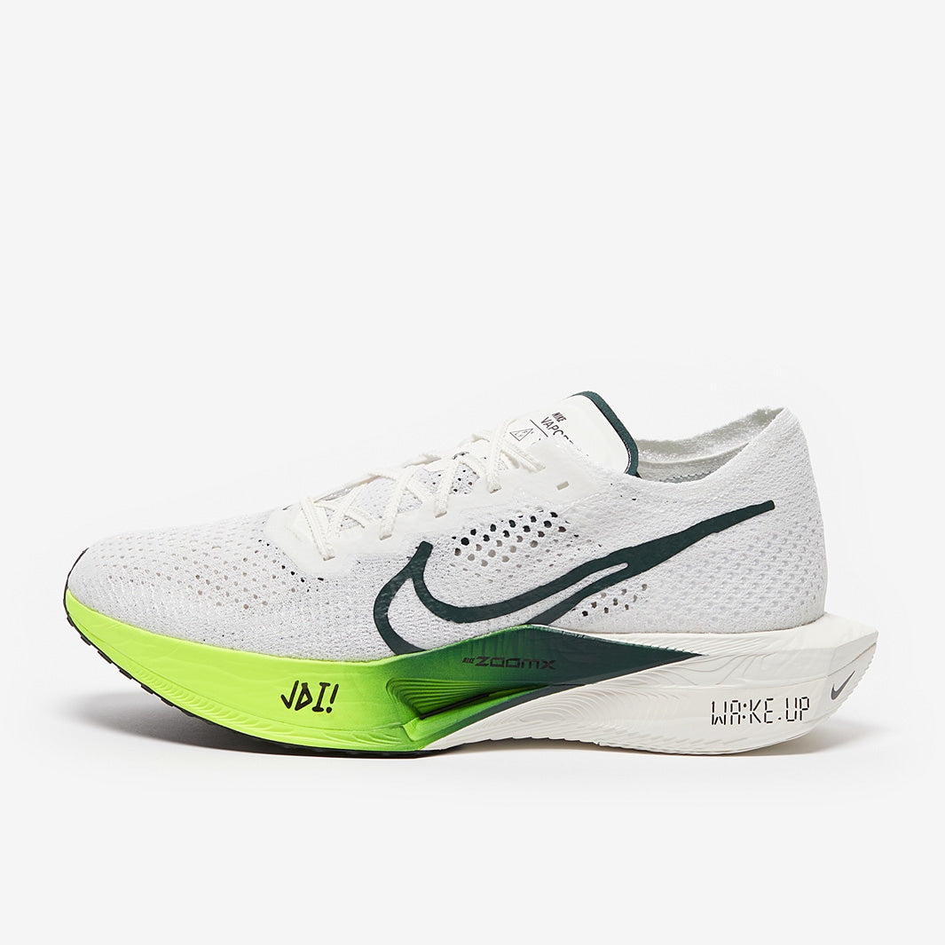 Tênis Nike Air Zoom Vaporfly Next% Flyknit 3 Wake Up White Pro Green