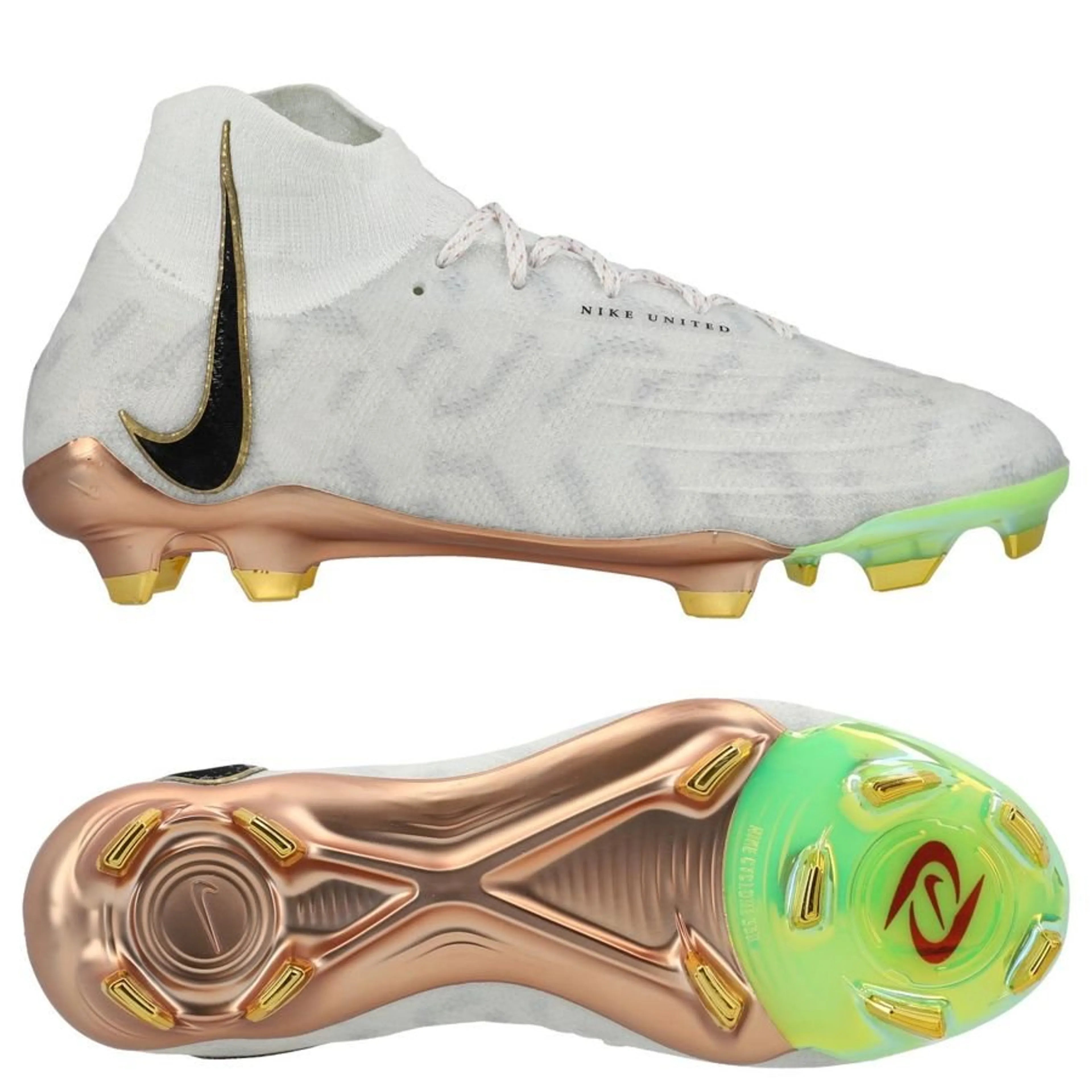 Chuteira Nike Phantom Luna Elite United Golden Pack