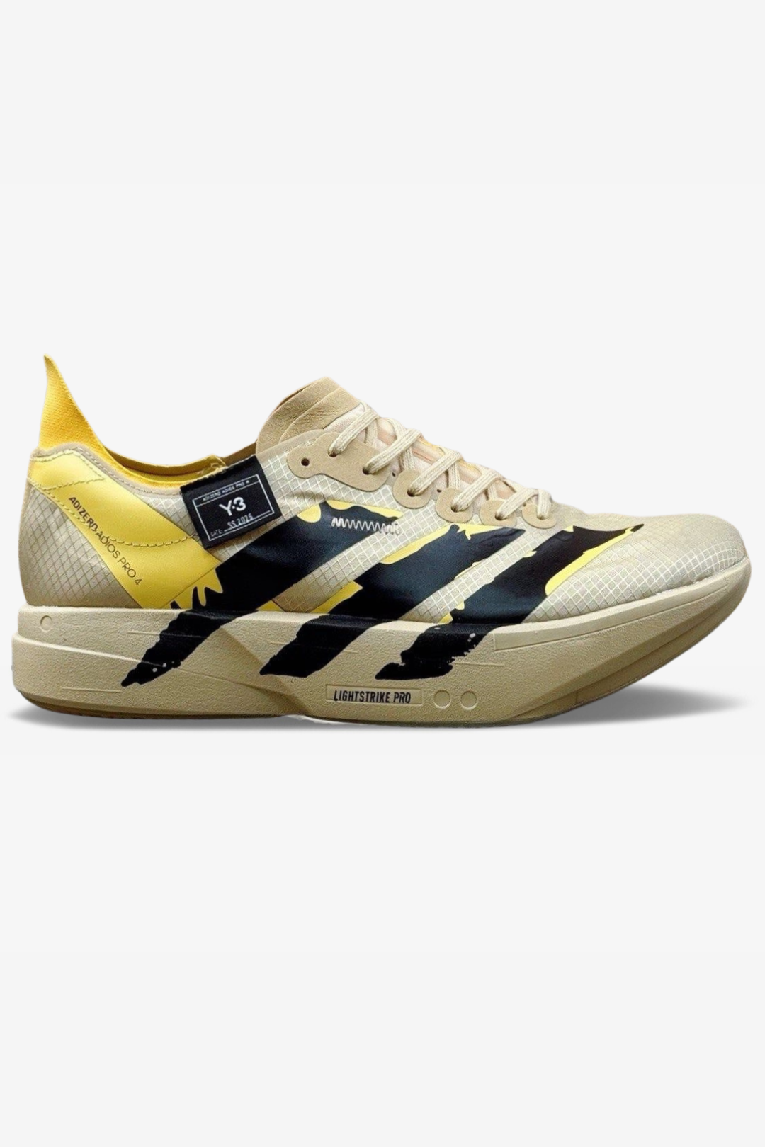 Tênis Adidas Adizero Adios Pro 4 Y3 Bege/Preto