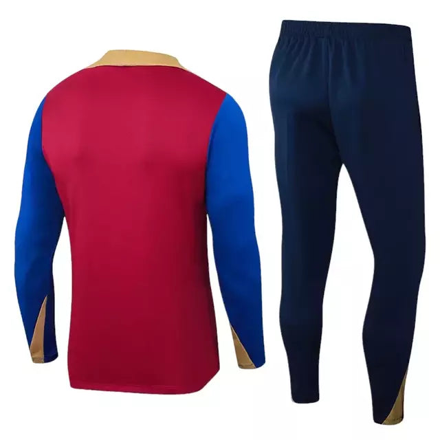 Conjunto Barcelona Zíper Curto Vermelho