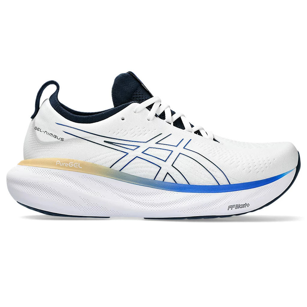 Tênis Asics Gel - Nimbus™ 25 Branco Azul Ilus