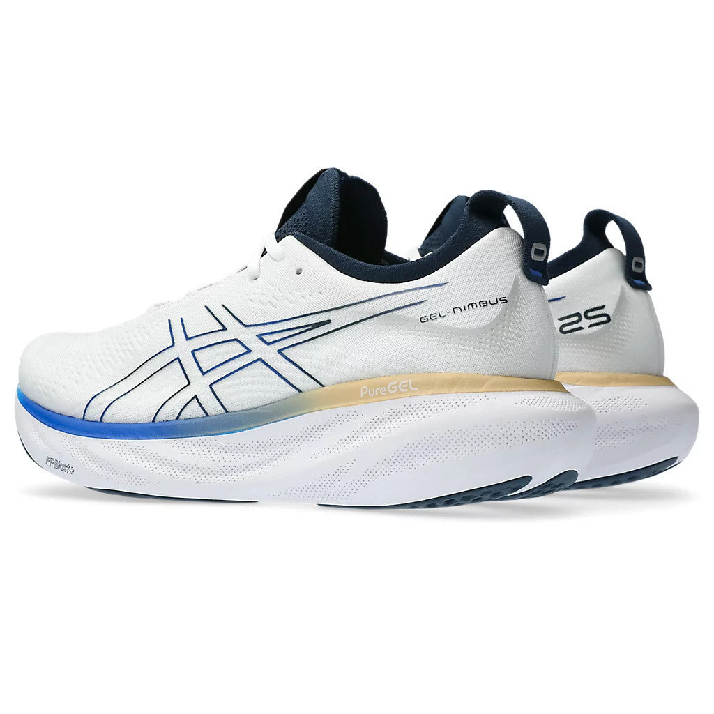 Tênis Asics Gel - Nimbus™ 25 Branco Azul Ilus
