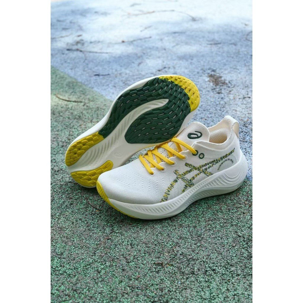 Tênis Asics Nimbus Mirai Paris White Au Gold