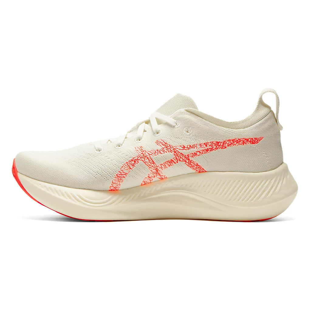 Tênis Asics Nimbus Mirai Paris White Sunrise Red