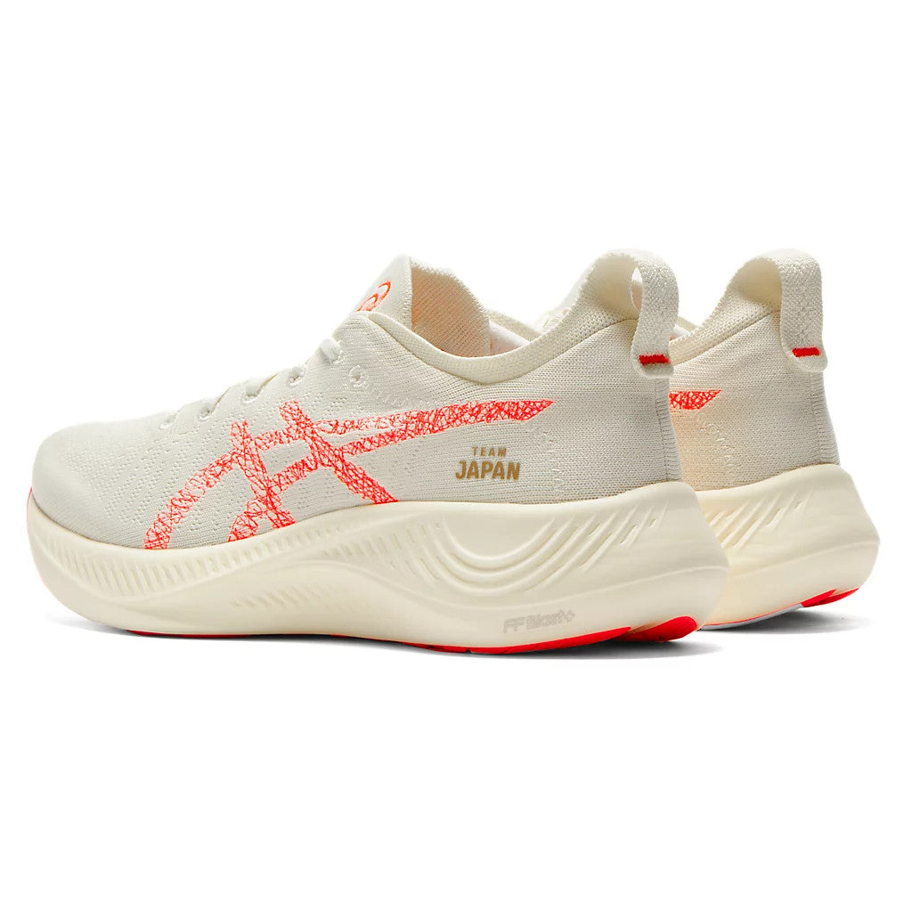Tênis Asics Nimbus Mirai Paris White Sunrise Red
