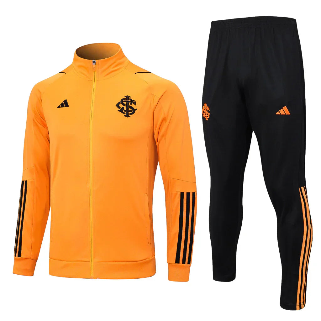 Conjunto Internacional Zíper Longo 2023/24 - Laranja