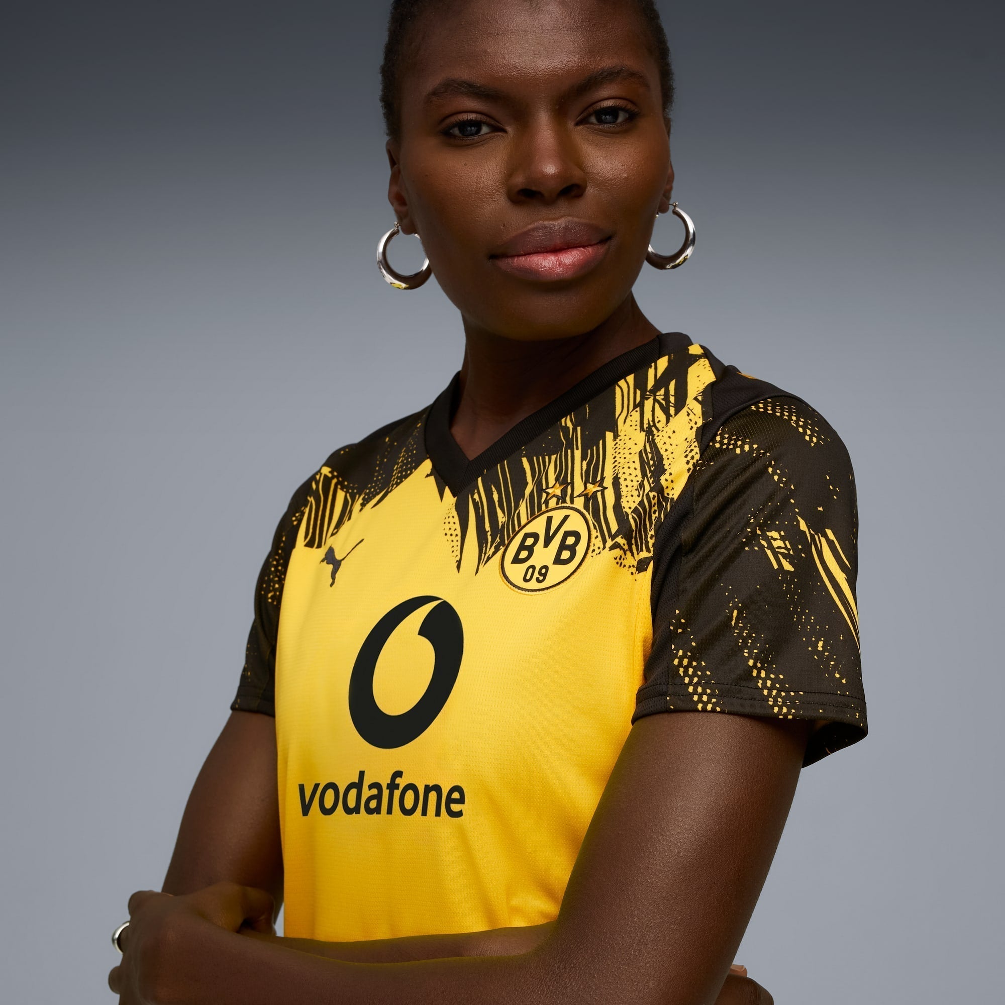 Camisa Feminina Puma Borussia Dortmund 2025/26 I