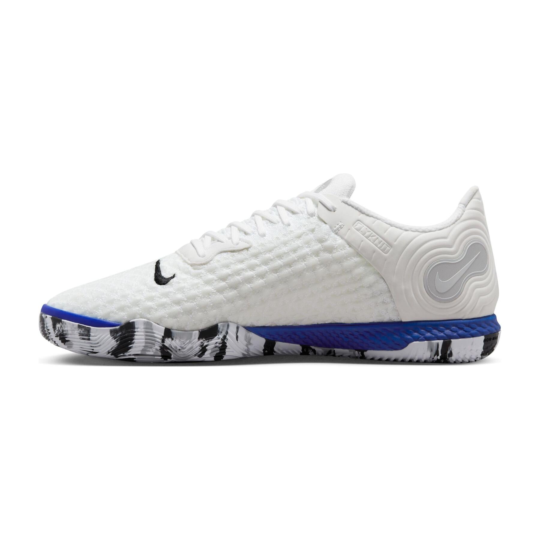 Chuteira Nike ReactGato Futsal - White/Racer Blue/Volt