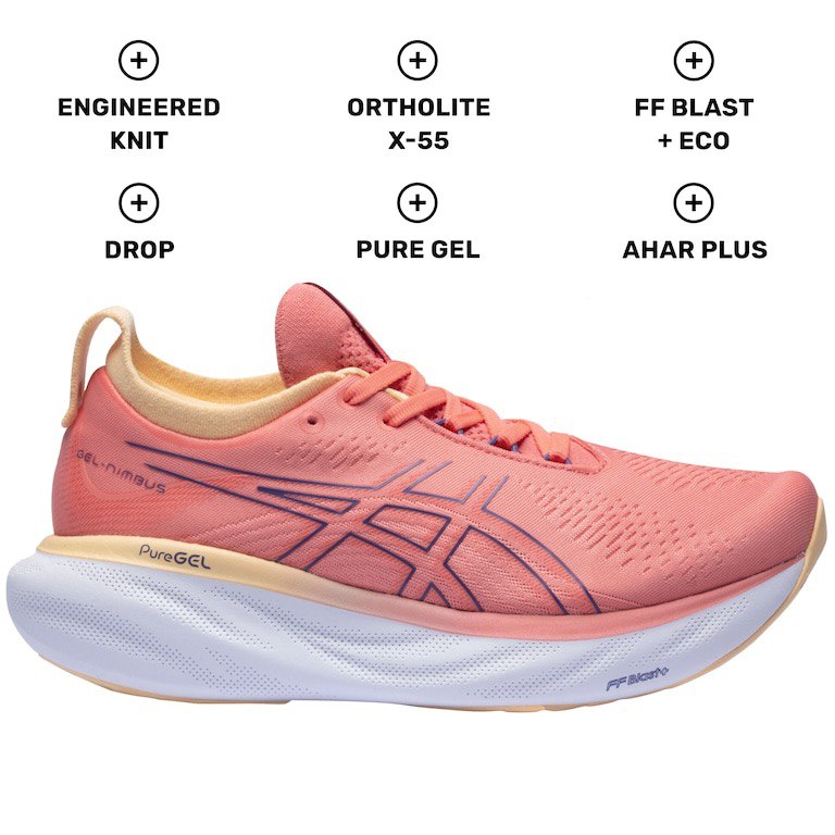 Tênis Asics Gel - Nimbus™ 25 - Rosa