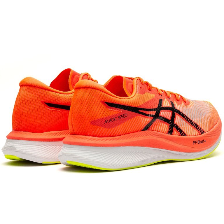Tênis Asics Magic Speed 3 - Vermelho com Branco e Amarelo