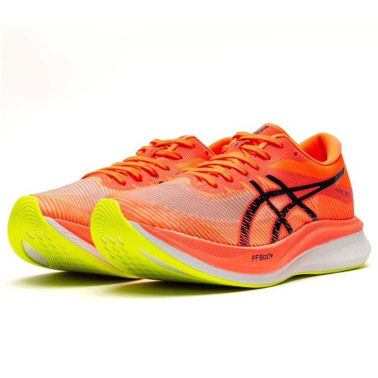 Tênis Asics Magic Speed 3 - Vermelho com Branco e Amarelo