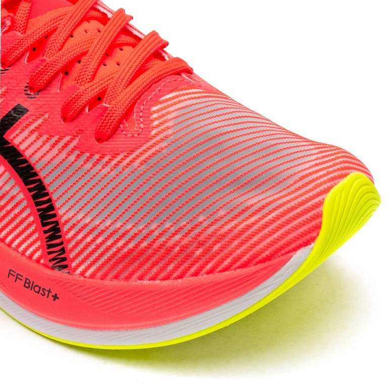 Tênis Asics Magic Speed 3 - Vermelho com Branco e Amarelo