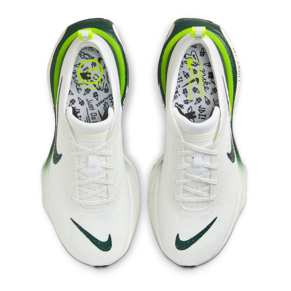 Tênis Nike Invincible Run 3 White Pro Green Volt Black