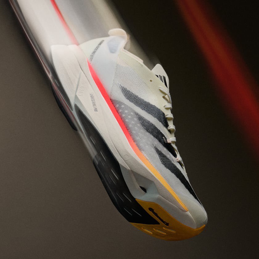 Tênis Adidas Adizero Adios Pro 3 - Bege/Preto/Laranja