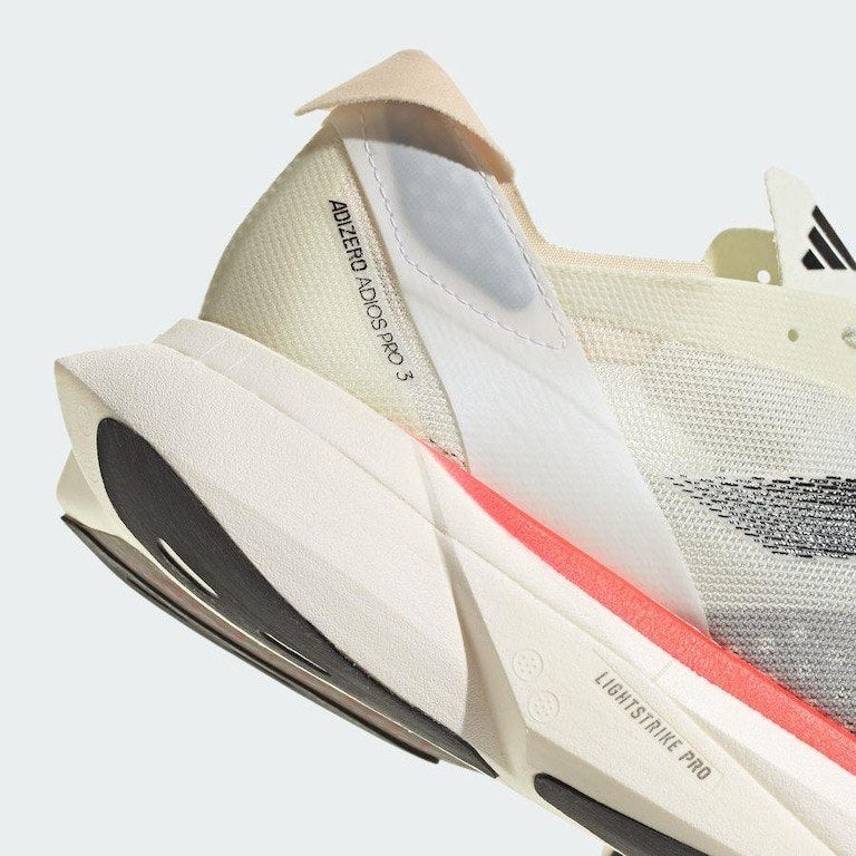 Tênis Adidas Adizero Adios Pro 3 - Bege/Preto/Laranja
