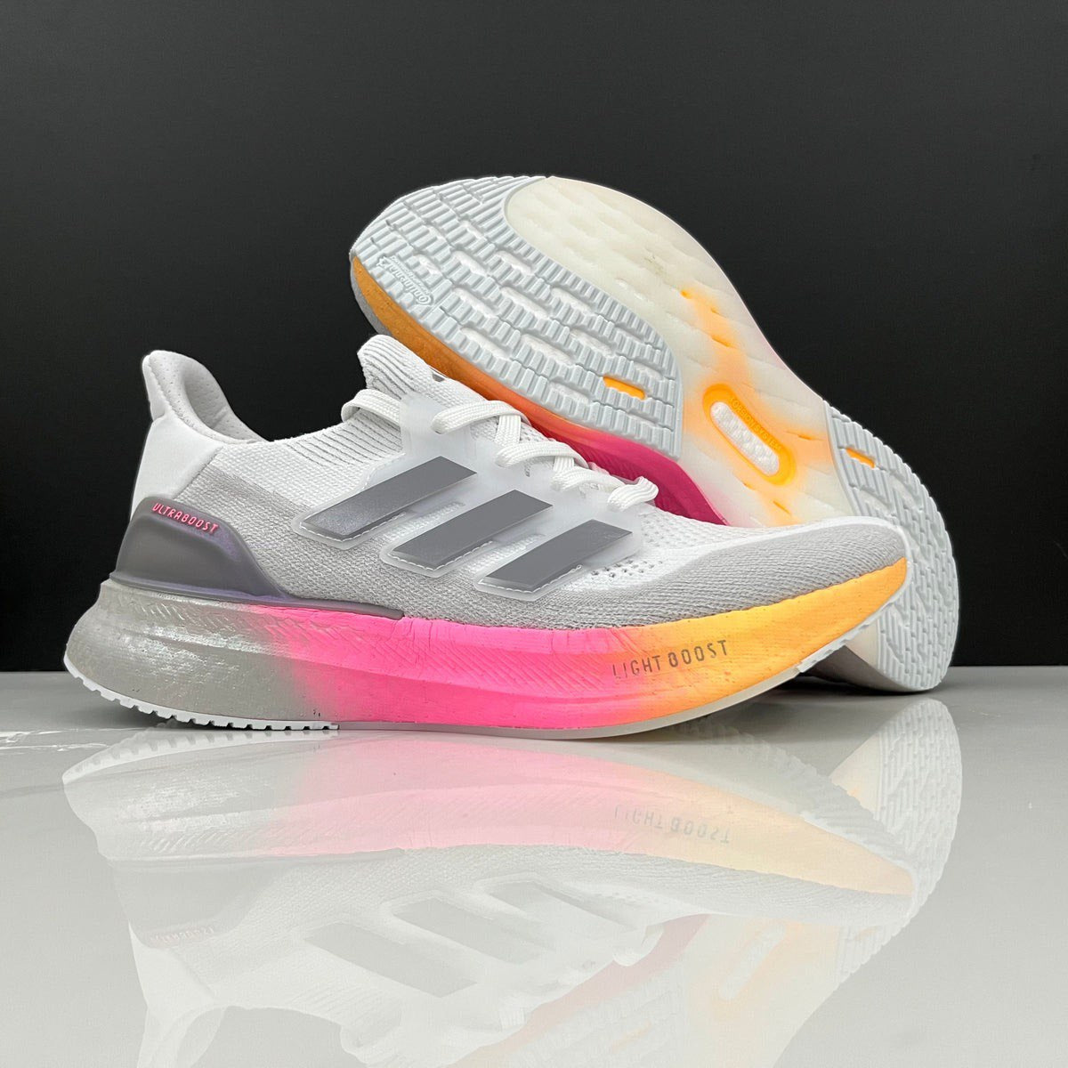 Tênis Adidas Ultraboost 5 Branco Cinza