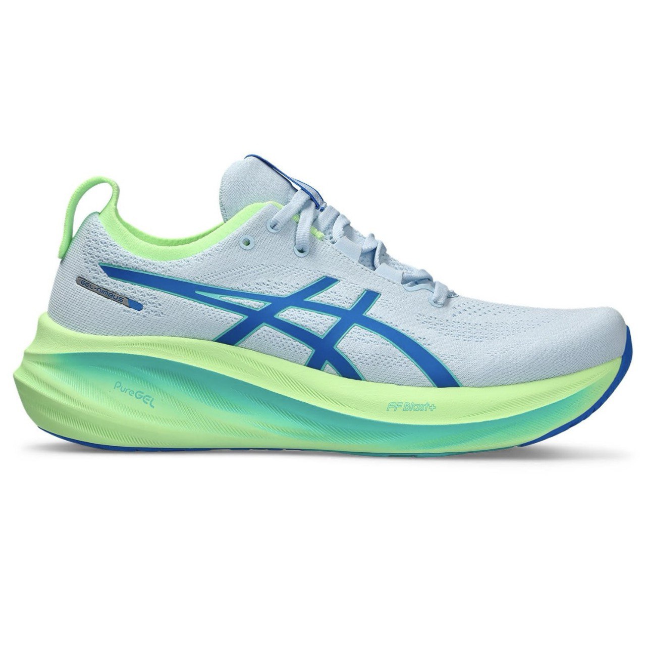 Tênis Asics Gel - Nimbus 26 - Azul com Verde