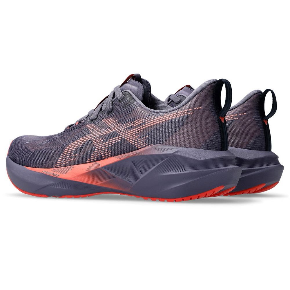 Tênis Asics Novablast 5 - Roxo com Vermelho