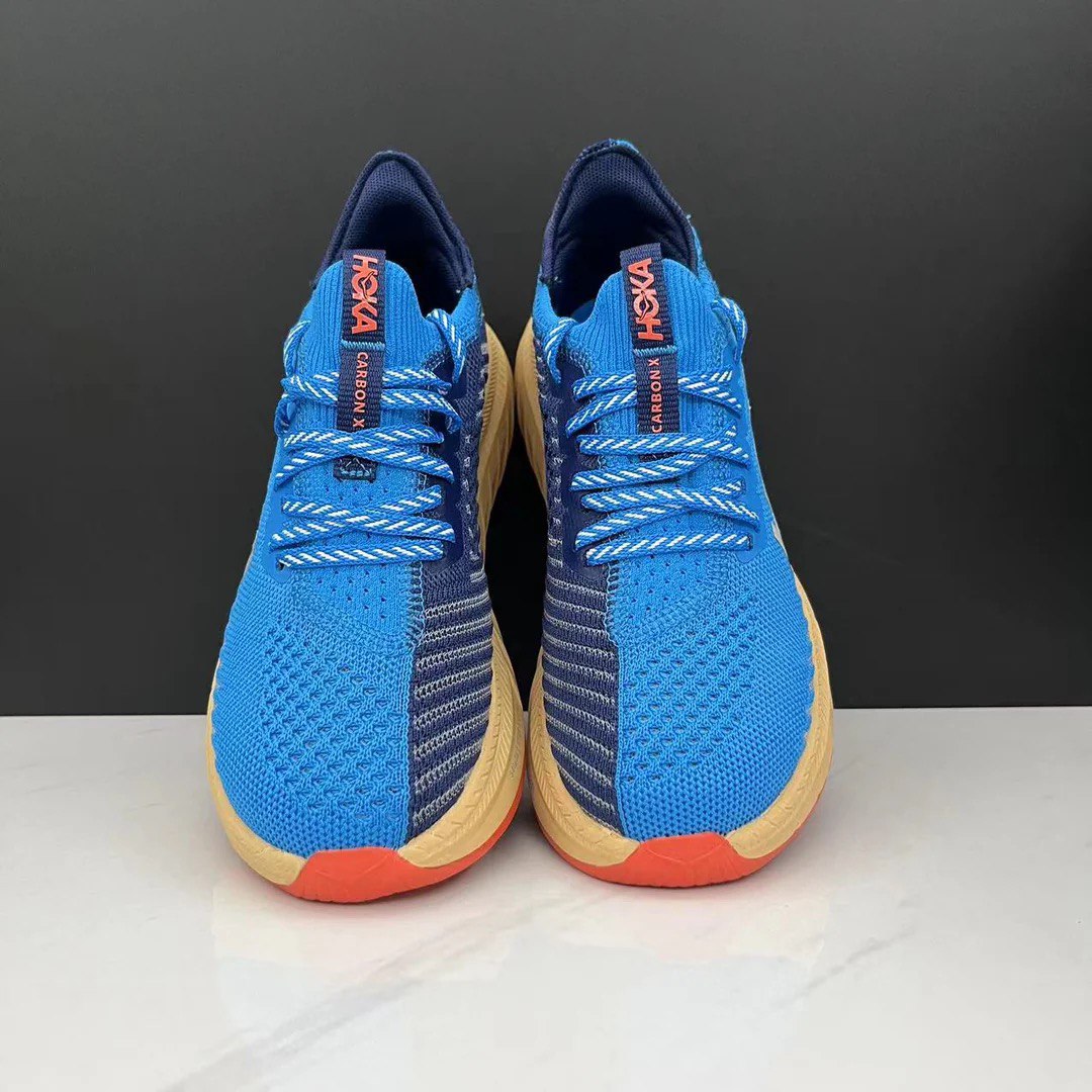 Tênis Hoka Carbon X3 - Azul/Laranja