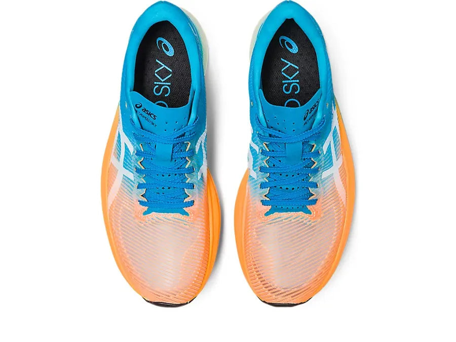 Tênis Asics Metaspeed SKY+ Laranja e azul
