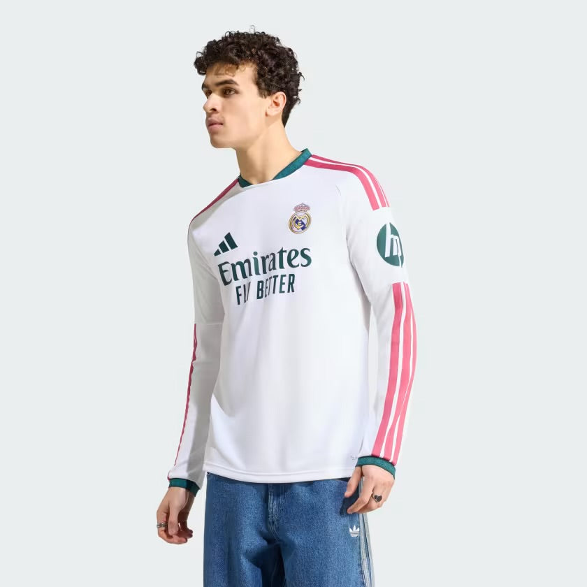 Camisa adidas Real Madrid 2026/27 I Torcedor Manga Longa
