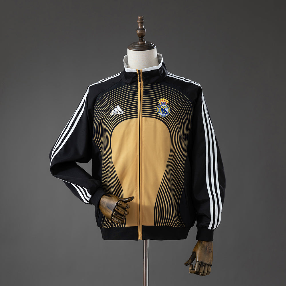 Jaqueta Corta Vento Real Madrid Treino 2006/07 Adidas Retrô