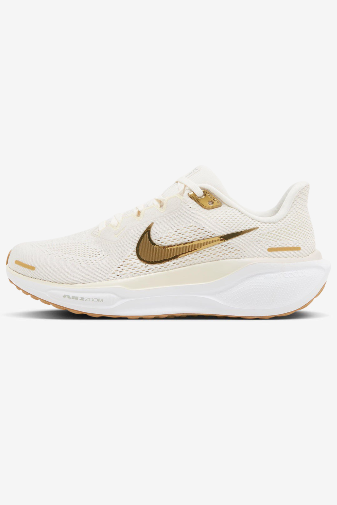 Tênis Nike Air Zoom Pegasus 41 - Bege/Dourado