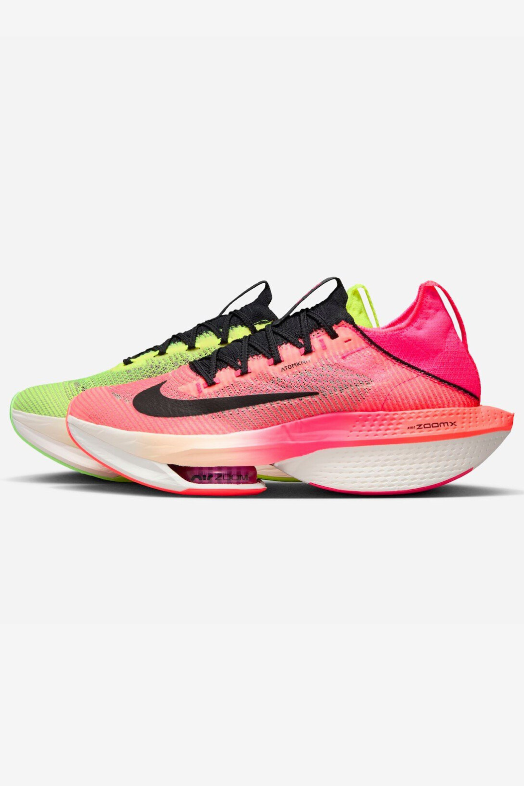 Tênis Nike Air Zoom Alphafly Next%2 Ekiden Pack - Verde/Rosa