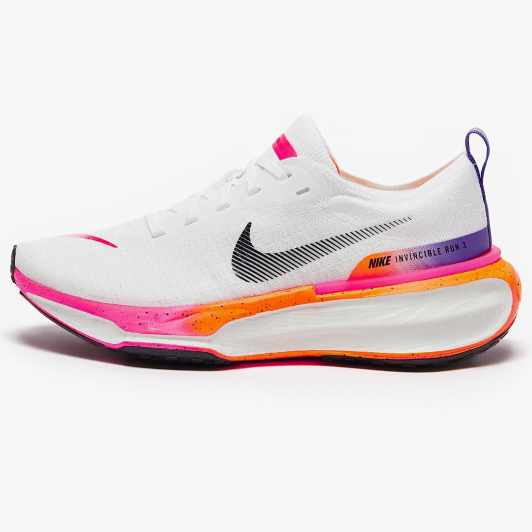 Tênis Nike Invincible Run 3 - Branco/Hyper Rosa
