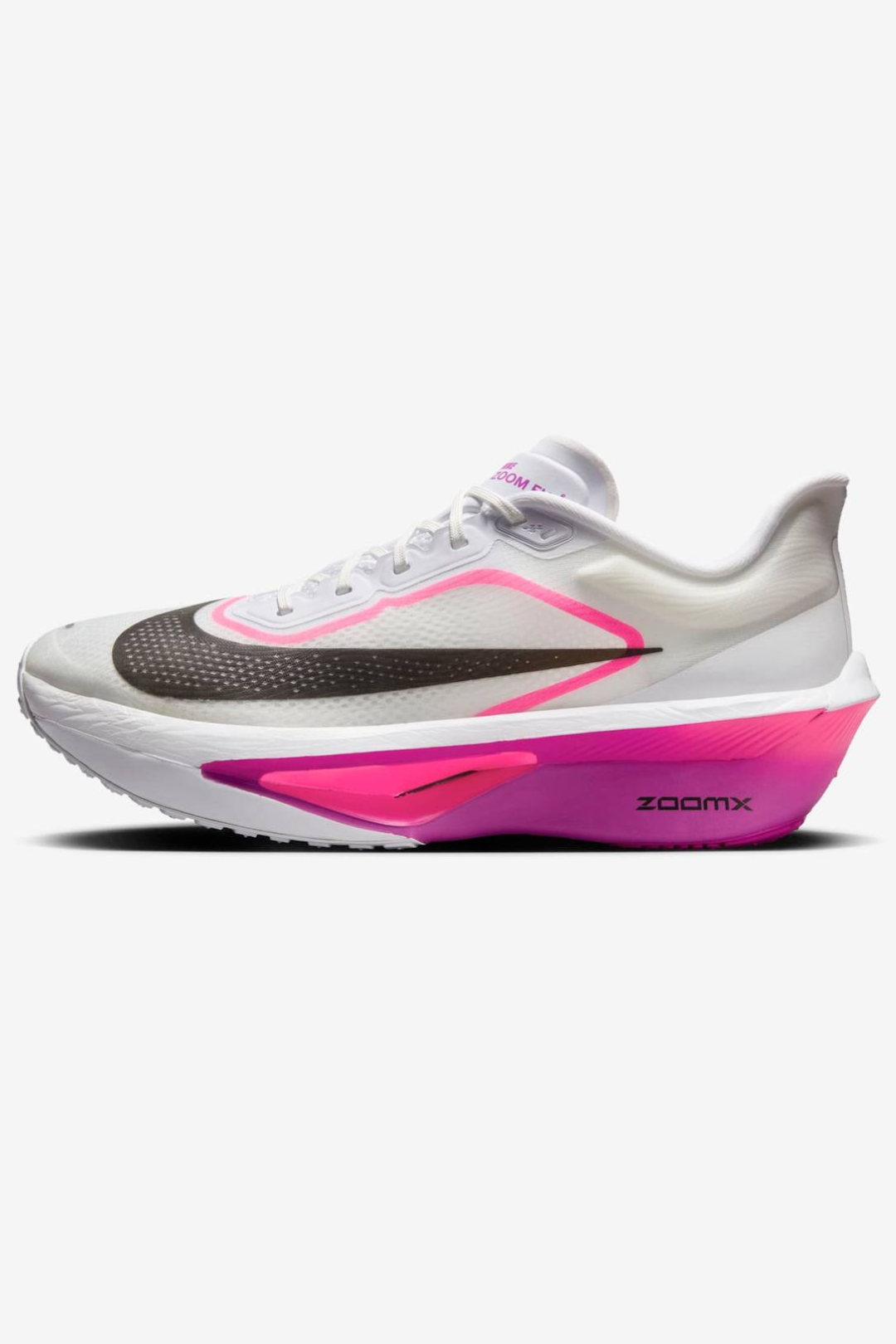 Tênis Nike Zoom Fly 6 - Branco/Rosa