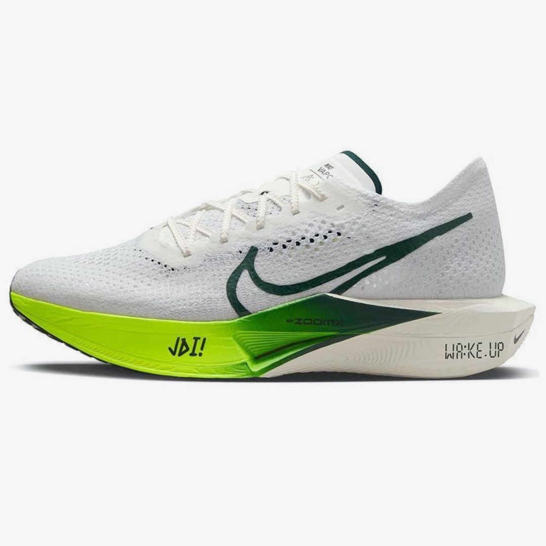 Tênis Nike Air Zoom X Vaporfly Next%3 Road Racing - Branco/Verde Pro