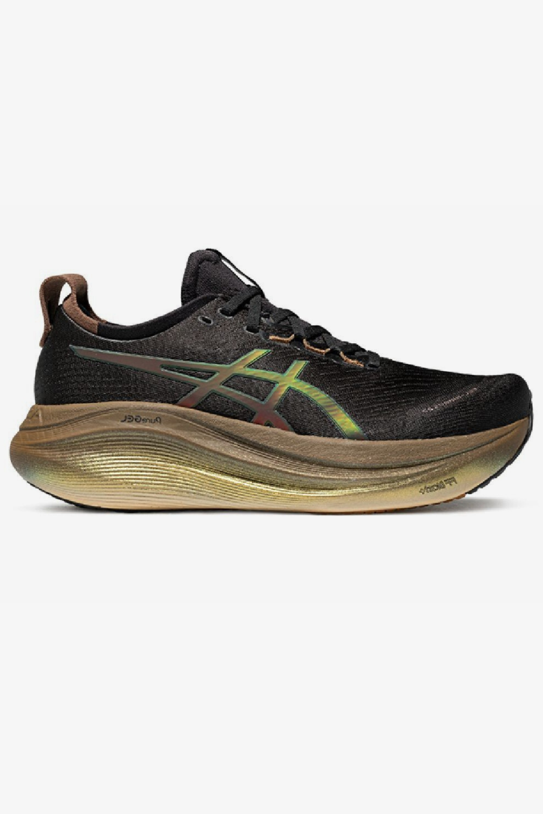 Tênis Asics Gel - Nimbus 27 Platinum - Preto/Dourado