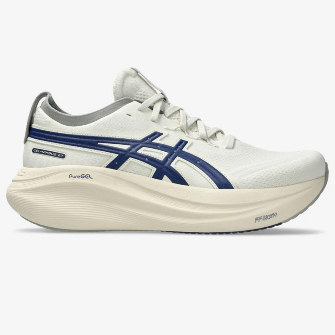 Tênis Asics Gel - Nimbus 27 - Branco/Azul