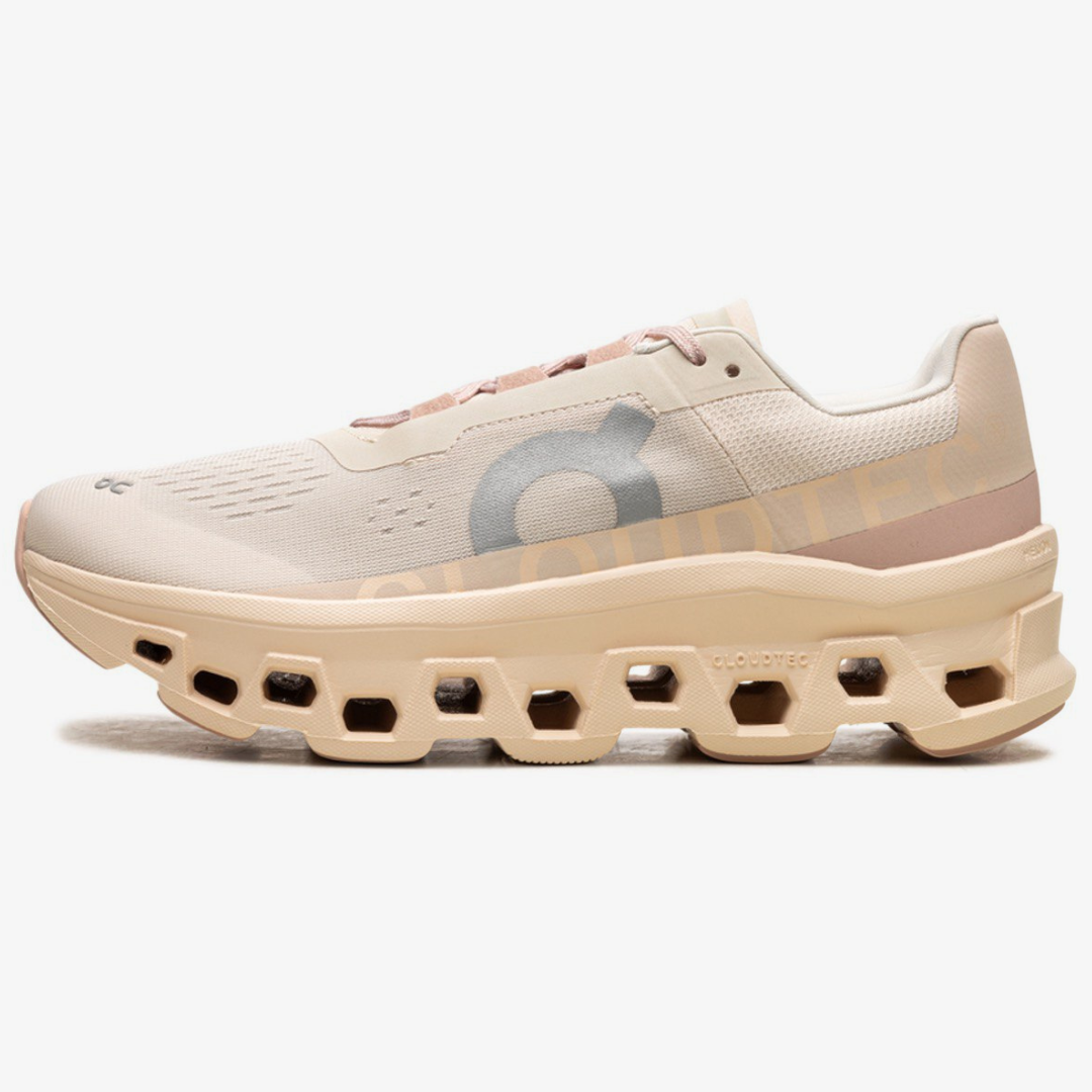 Tênis On Running Cloudmonster WMNS "Moon/Fawn"
